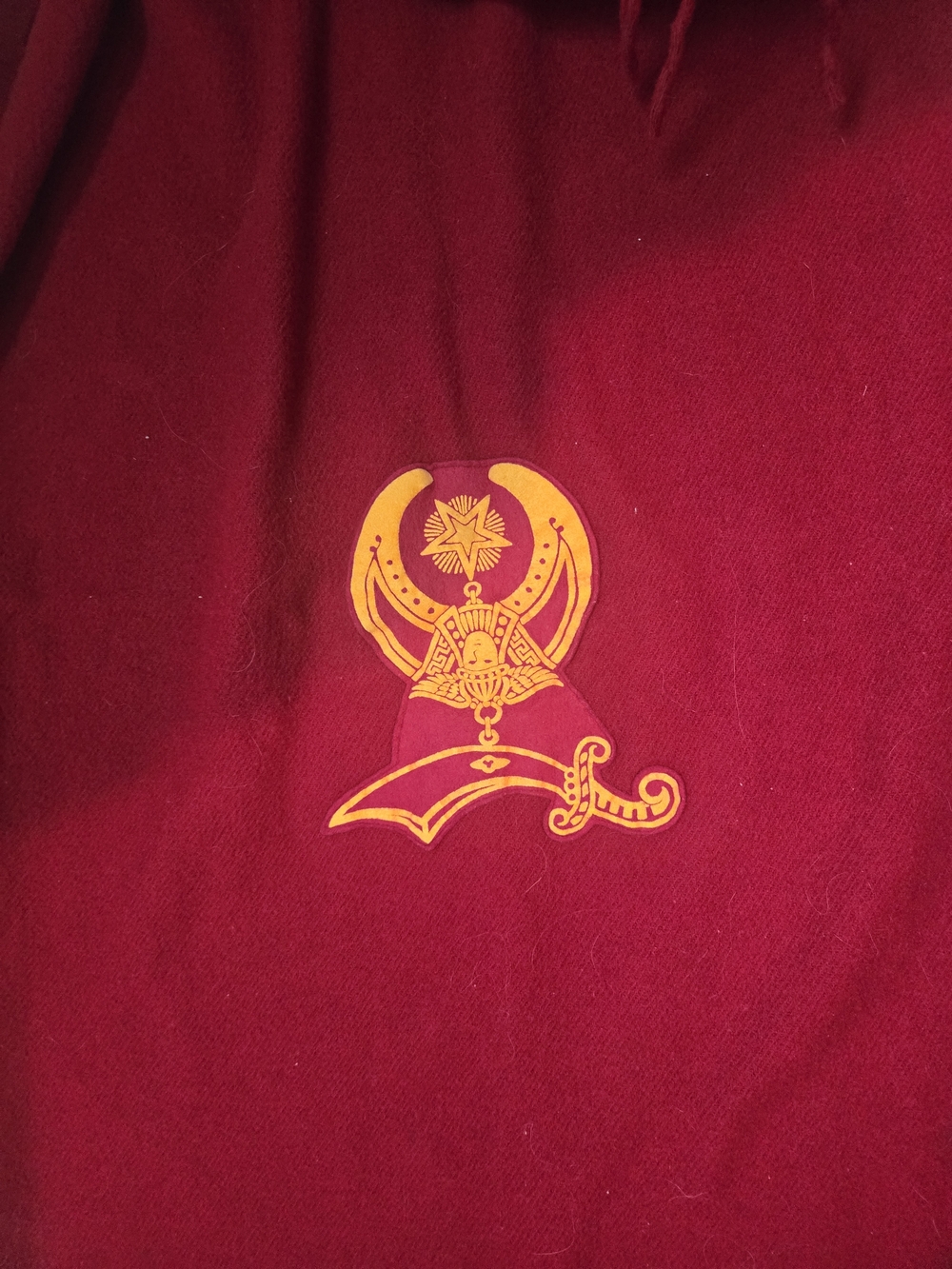 Pendleton Shriners Masonic wool blanket,a prominent embroidered Shrine